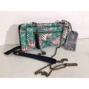 Twig and Arrow Crossbody Wristlet Brass Chain Purse Bag NEW